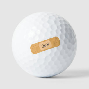 Patch bandaid gips ouch grappige golfer golfballen