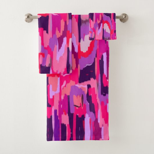 Patch Berry : Rouge et rose Abstrait (En situation)