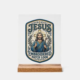 Patch brodé Jésus Regardez Patch brodé Jésus