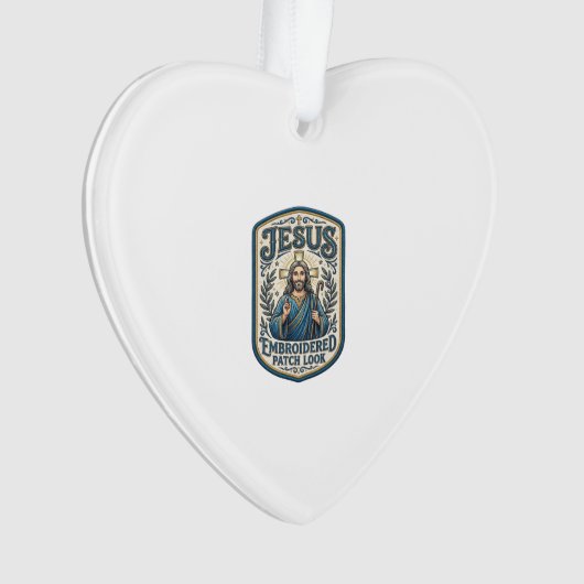 Patch brodé Jésus Regardez Patch brodé Jésus (devant)