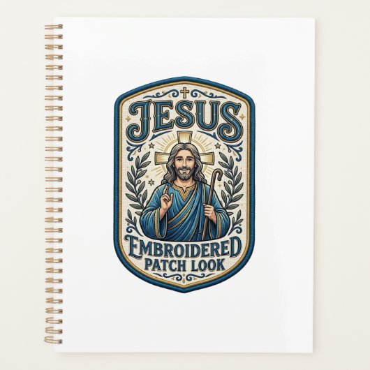 Patch brodé Jésus Regardez Patch brodé Jésus (Devant)
