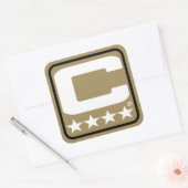 Patch Champion - AUCUN Sticker Gold (Enveloppe)