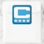 Patch Champion - Autocollant bleu CAR (Sac)