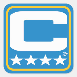 Patch Champion - Autocollant Bleu en poudre BAC