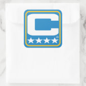 Patch Champion - Autocollant Bleu en poudre BAC (Sac)