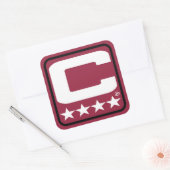 Patch Champion - Autocollant rouge AZ (Enveloppe)