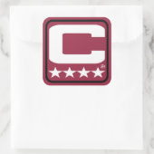 Patch Champion - Autocollant rouge AZ (Sac)