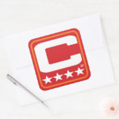 Patch Champion - Autocollant rouge TB (Enveloppe)