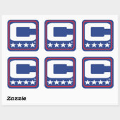 Patch Champion - Sticker bleu BUF (Feuille)