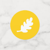 Patch citrouille dans Confetti table Jaune (Petit recto)