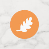 Patch citrouille dans la table orange Confetti (Petit recto)