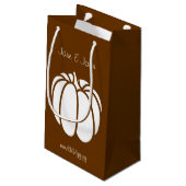Patch citrouille dans le sac cadeau au chocolat (Dos Angle)