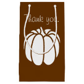 Patch citrouille dans le sac cadeau au chocolat (Devant)