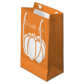 Patch Citrouille dans le sac cadeau Orange (Devant Angle)