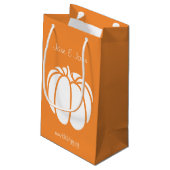 Patch Citrouille dans le sac cadeau Orange (Dos Angle)