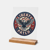Patch de liberté Patriotique Broderie (Angle)
