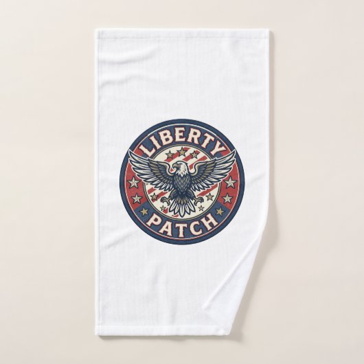 Patch de liberté patriotique Broderie (Serviette à main)