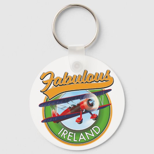 Patch de voyage en Irlande fabuleux. Porte-clés Cl (Recto)