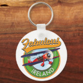 Patch de voyage en Irlande fabuleux. Porte-clés Cl (Recto)