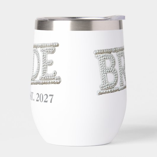 Patch Faux Pearl Brodé de mariée (Gauche)