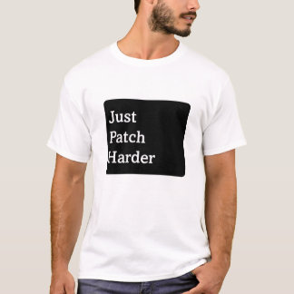 Patch gewoon harder t-shirt
