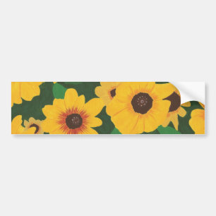 Patch of Yellow Sunflower op bumperstickers