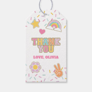 Patch Preppy Bedankt Verjaardags Favoriet Cadeaulabel