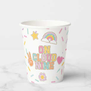 Patch Preppy On Cloud Nine 9e Verjaardag Papieren Bekers