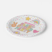 Patch Preppy Slaap onder Verjaardag Papieren Bordje (Gekanteld)