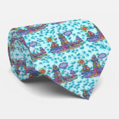 Patch vuurtoren stropdas (Opgerold)