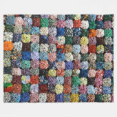 PATCH WORK QUILT (gesimuleerde) fleece dekens (Voorkant (Horizontaal))