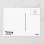 Patches - Blue Tick Pointer -1 Briefkaart (Achterkant)