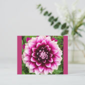 Patches Dahlia Briefkaart (Staand voorkant)