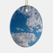 Patches van witte wolk keramisch ornament (Rechts)