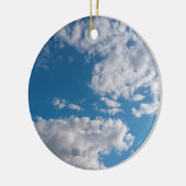 Patches van witte wolk keramisch ornament (Links)