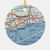 Patchogue map keramisch ornament (Voorkant)