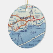 Patchogue map keramisch ornament (Links)