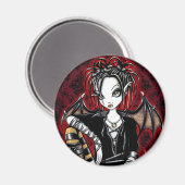 "Patchouli" Encens gothiques Magnet d'art fé (Recto/Verso)