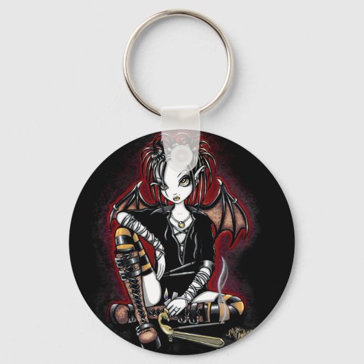 Patchouli Gothic Incense Fairy Sleutelhanger (Voorkant)