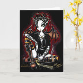 Patchouli Red et Gold Incendie carte de fée (Fleur jaune)