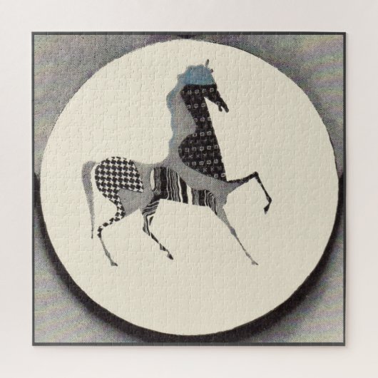patchpaardendruk legpuzzel (Verticaal)