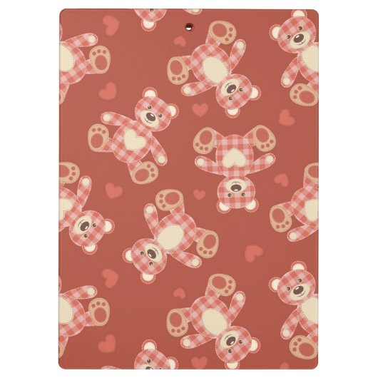 Patchwerkpatroon beer klembord (Achterkant)