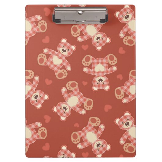 Patchwerkpatroon beer klembord (Voorkant)