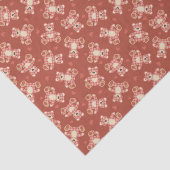 Patchwerkpatroon beer tissuepapier (Detail)