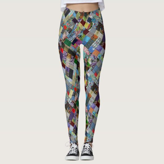 PATCHWORK-10-D LEGGINGS (Voorkant)