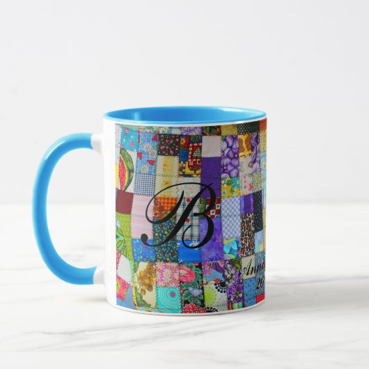 PATCHWORK-1 MONOGRAM GAIL MUG (Gauche)