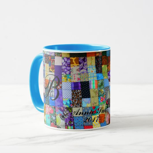 PATCHWORK-1 MONOGRAM GAIL MUG (Devant gauche)