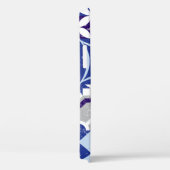 patchwork-achtergrond met traditioneel blauw Case-Mate iPhone case (Achterkant / Rechts)