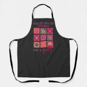 Patchwork Ambacht en Kunst Schort (Voorkant)