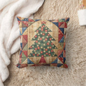 Patchwork Arbre de Noël Coussin (Couverture)